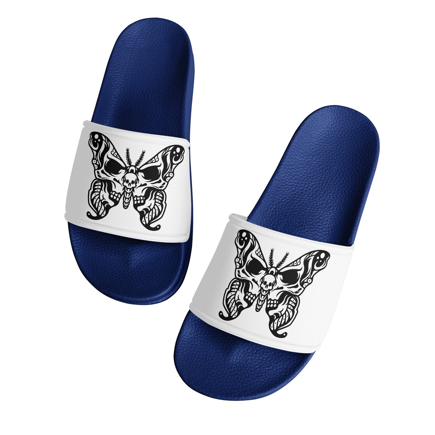 Skull Butterfly Womens PVC Sandals