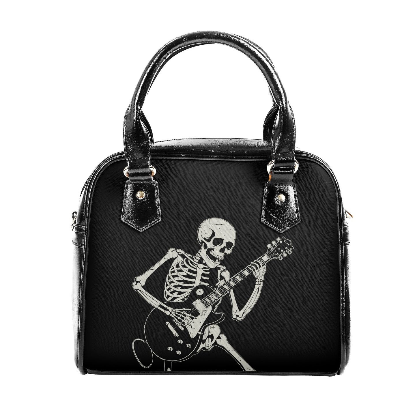 Skeleton Guitarist Handbag