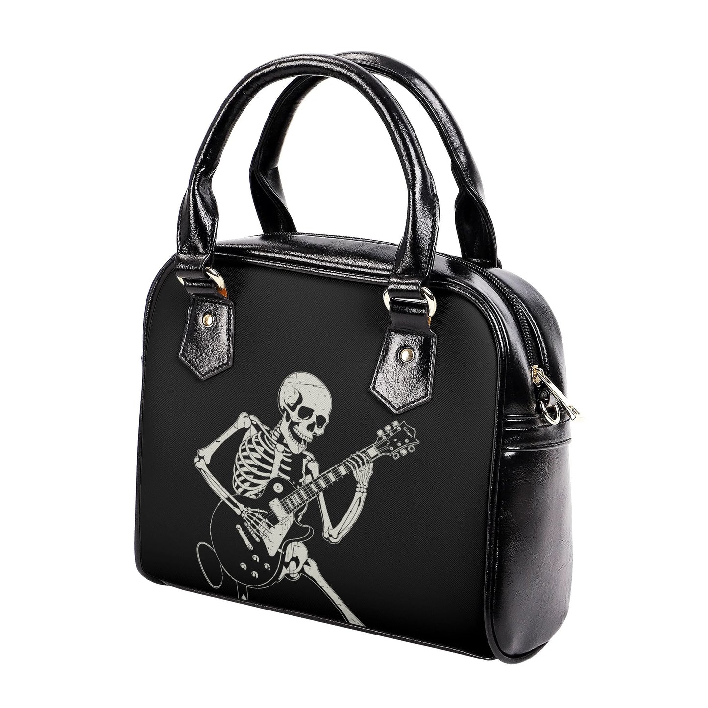 Skeleton Guitarist Handbag