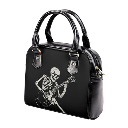Skeleton Guitarist Handbag