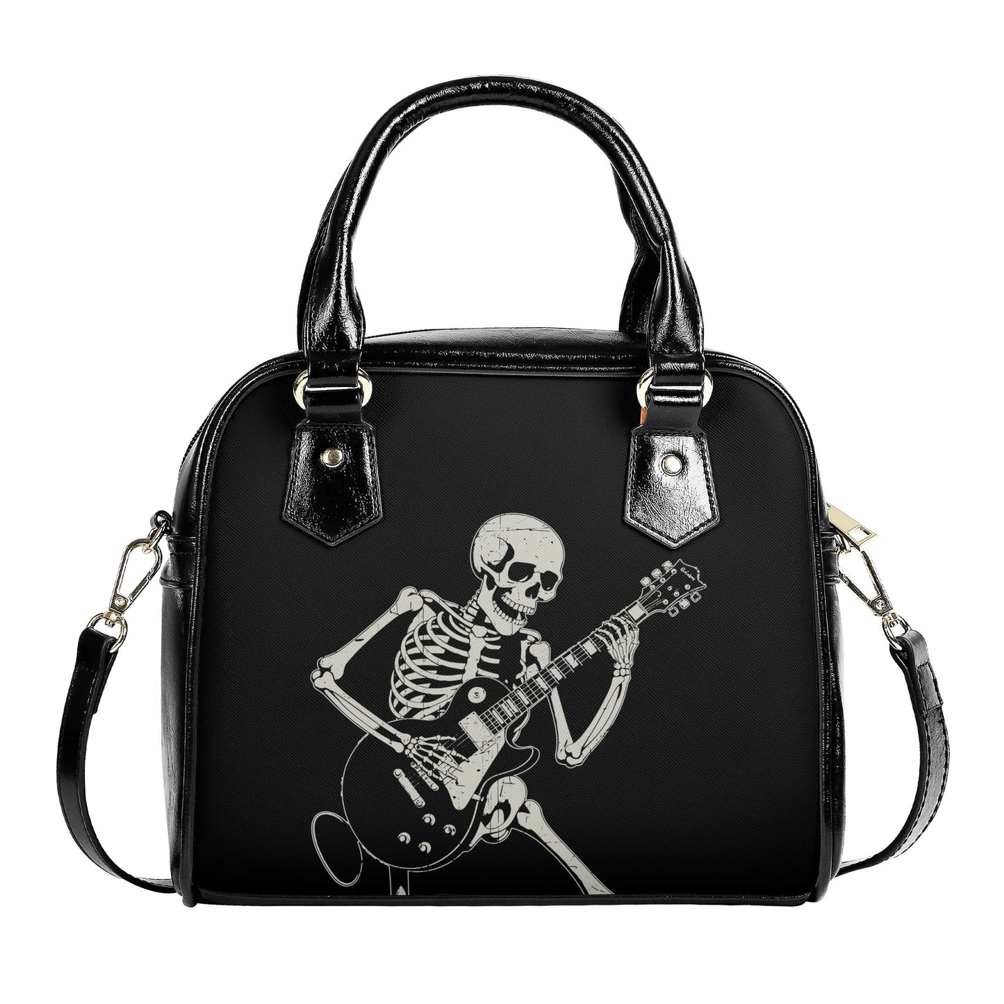 Skeleton Guitarist Handbag