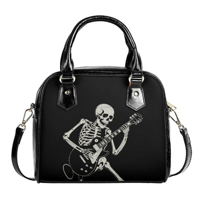 Skeleton Guitarist Handbag