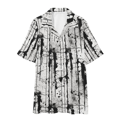 Grunge Regular Fit Hawaiian Short Sleeve Shirt and Shorts Set