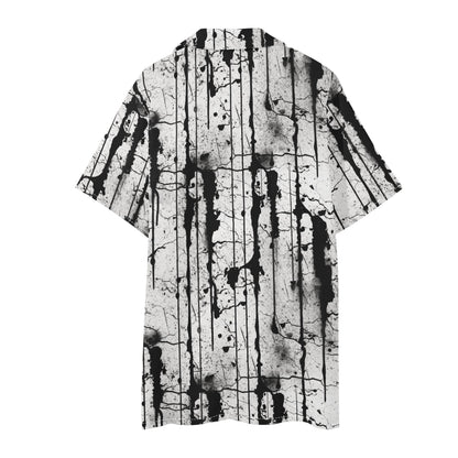 Grunge Regular Fit Hawaiian Short Sleeve Shirt and Shorts Set