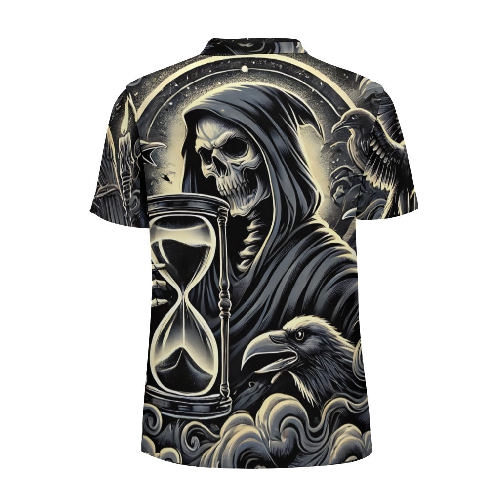 The Reaper's Hourglass Polo Shirt