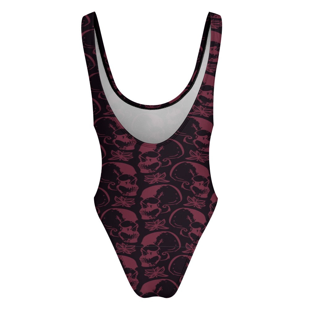 Purple Skulls One-piece Jumpsuit