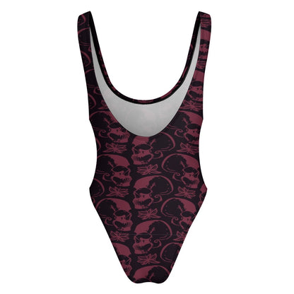 Purple Skulls One-piece Jumpsuit