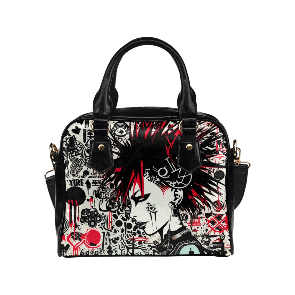 Gothic Punk Girl Shoulder Handbag