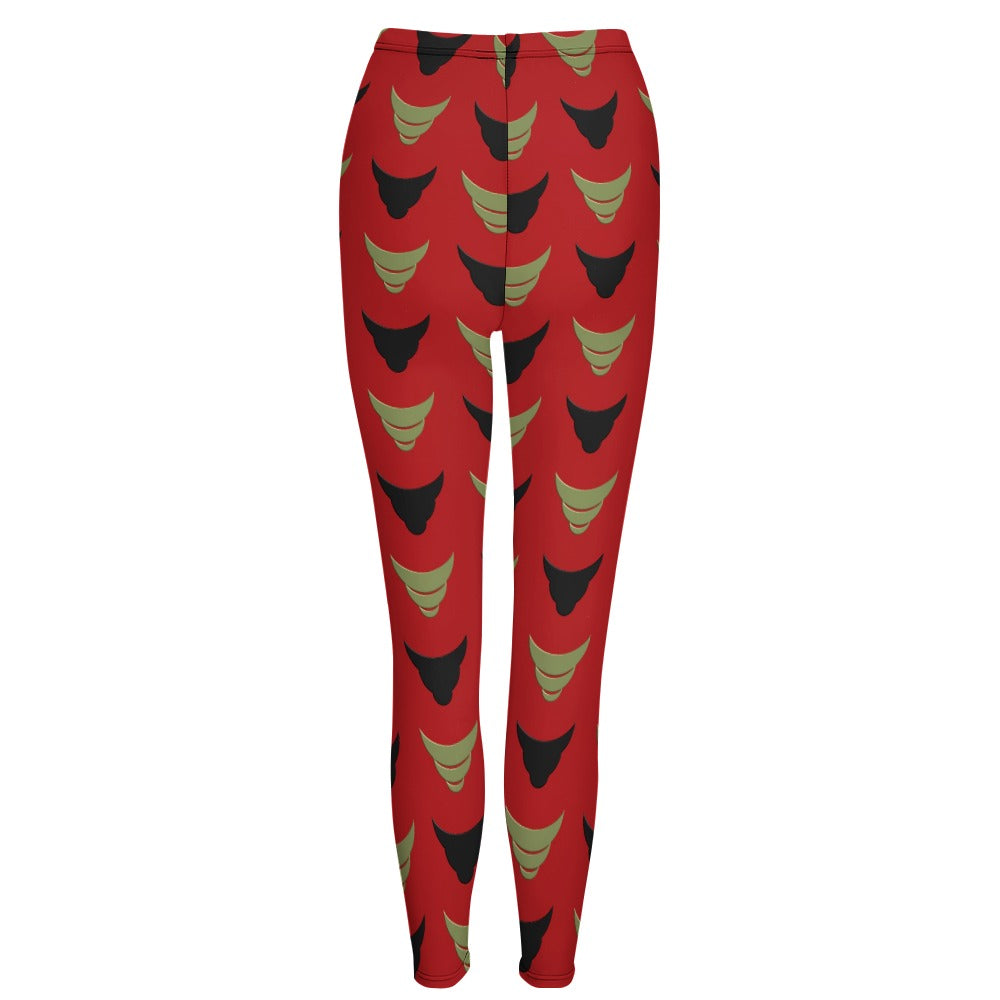 Cones On Red Leggings