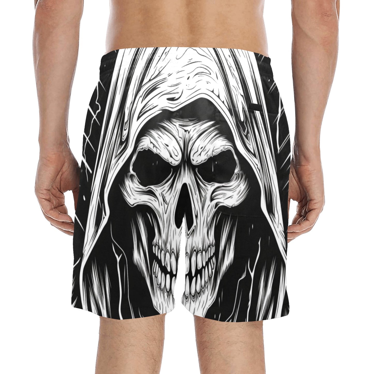 The Grim Reaper Beach Shorts