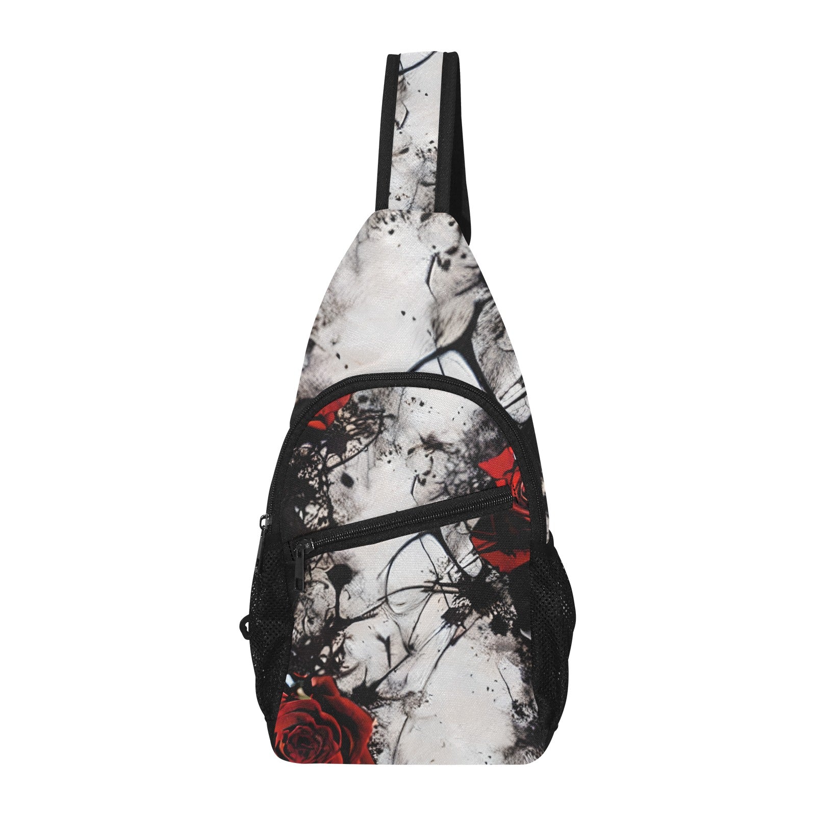 Gothic Paint Splatter Chest Bag