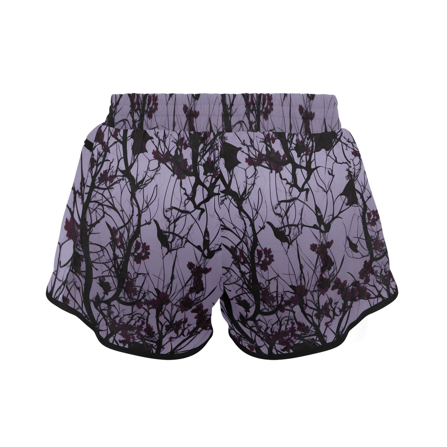 Purple Forest Women's Sports Shorts