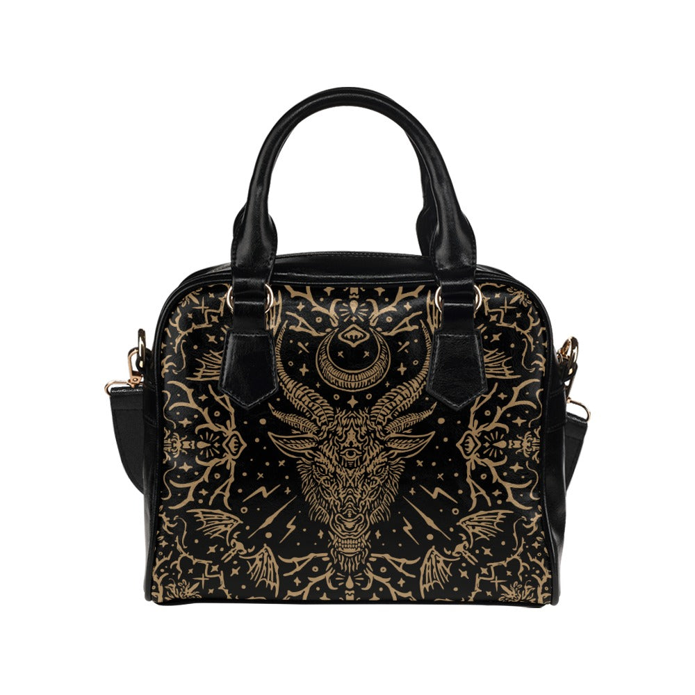 Baphomet Shoulder Handbag