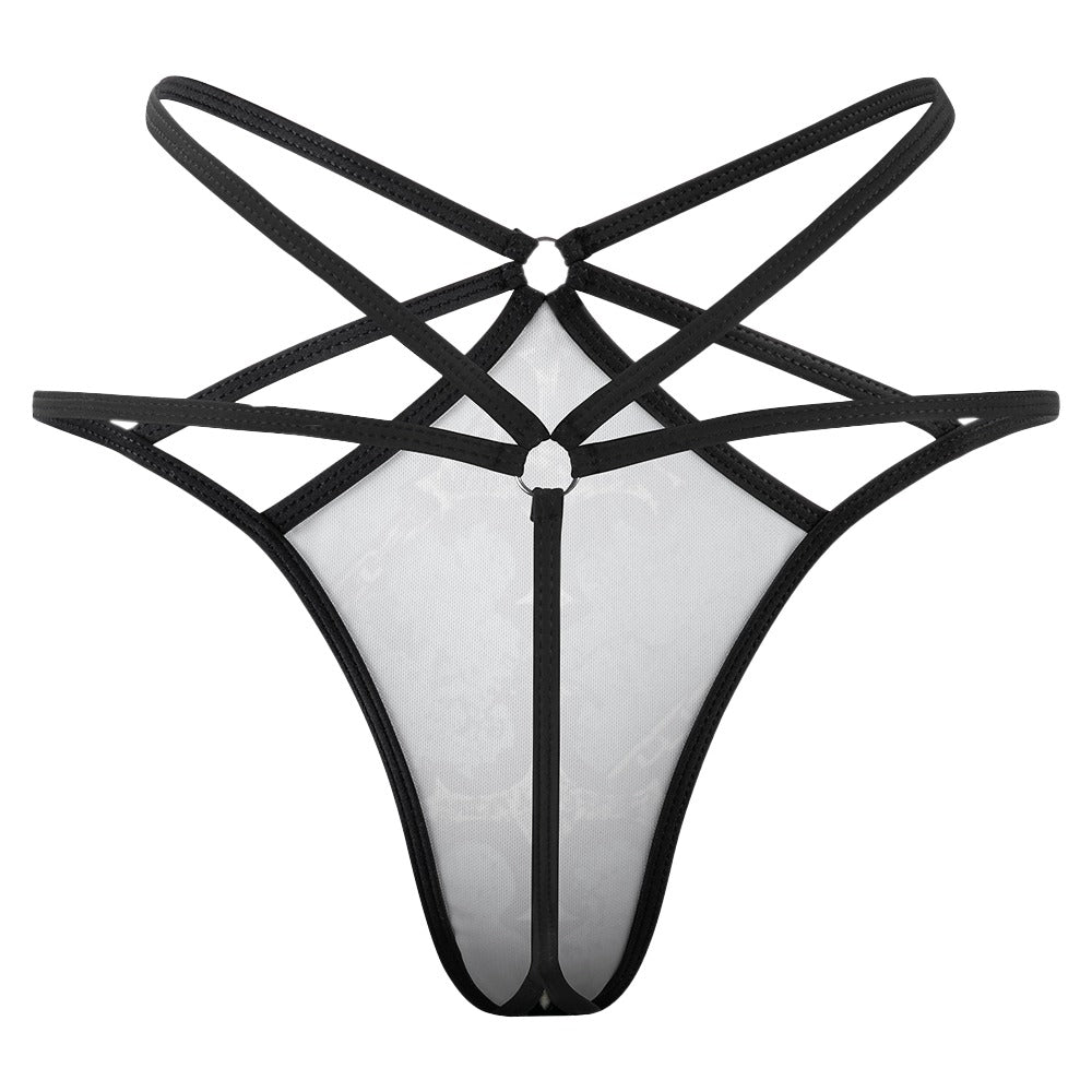Gothic Cross T-back Thong
