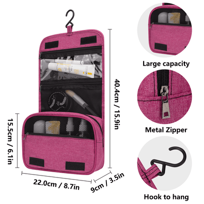 Gothic Pink And Black Bath Toiletry Bag