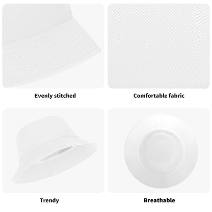 Middle Finger Skull Adult Bucket Hat