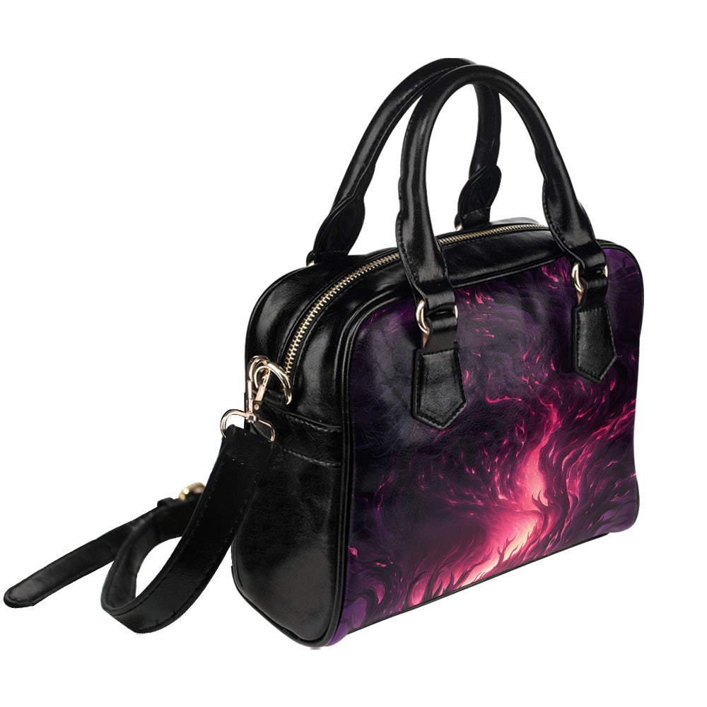 Midnight Pink Shoulder Handbag