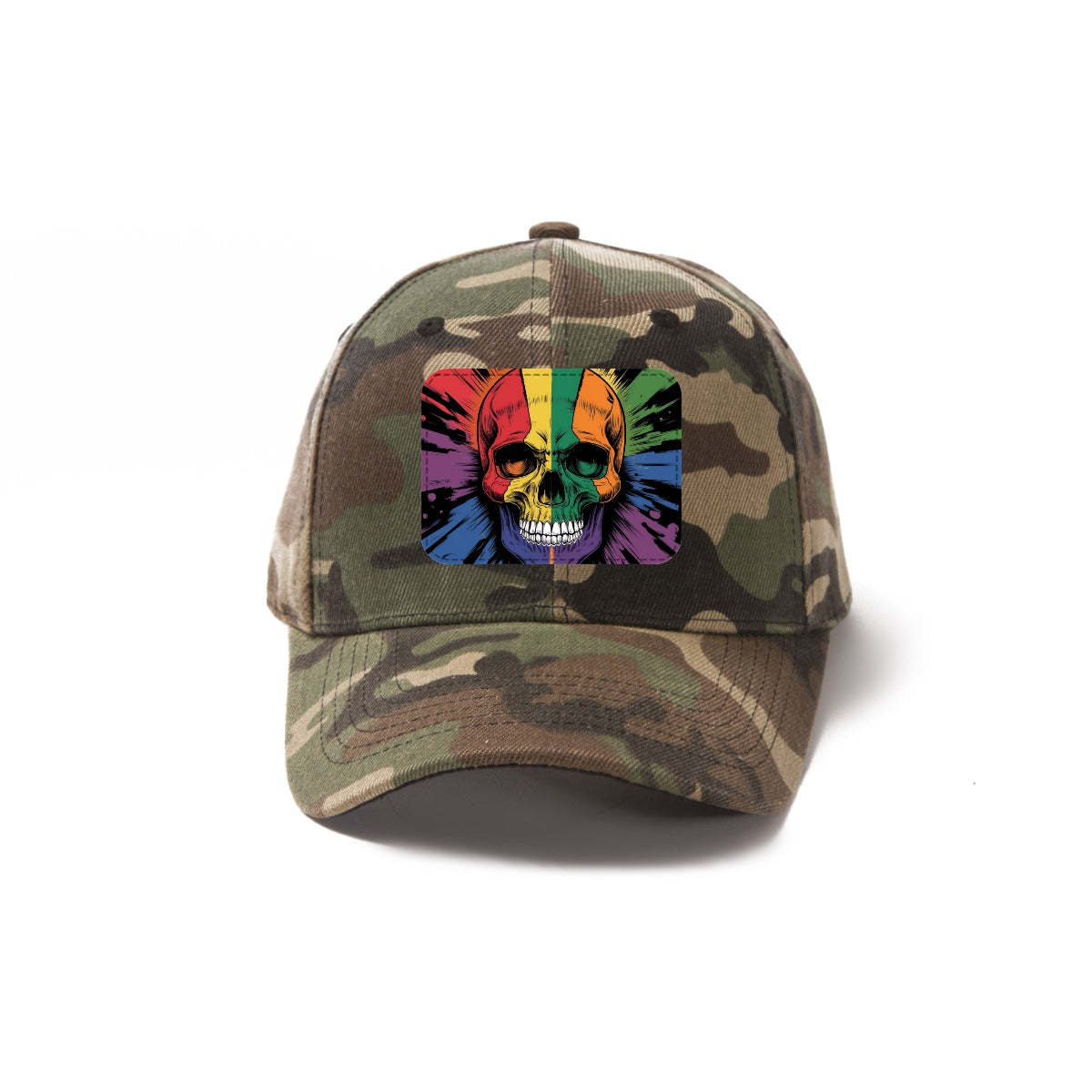 Rainbow Skull Baseball cap