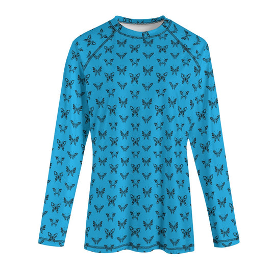 Ink Butterflies Yoga Long Sleeve Shirt