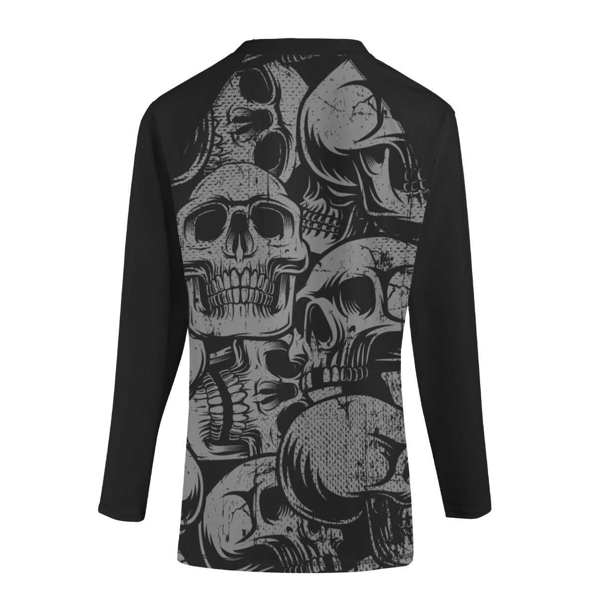 Silver Skulls Yoga Long Sleeve Shirt