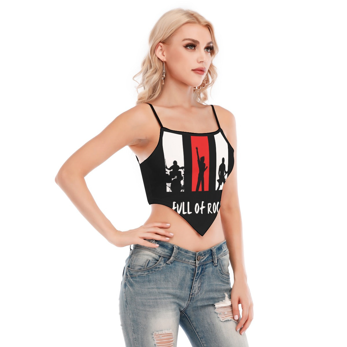 Full Of Rock Cami Tube Top