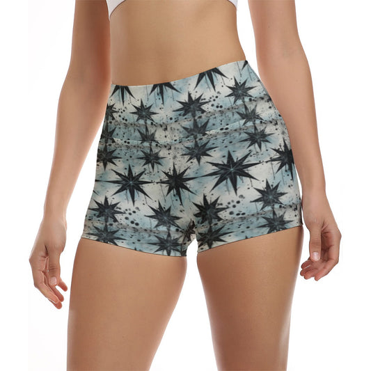 Dark Star Ultra-Short Yoga Shorts