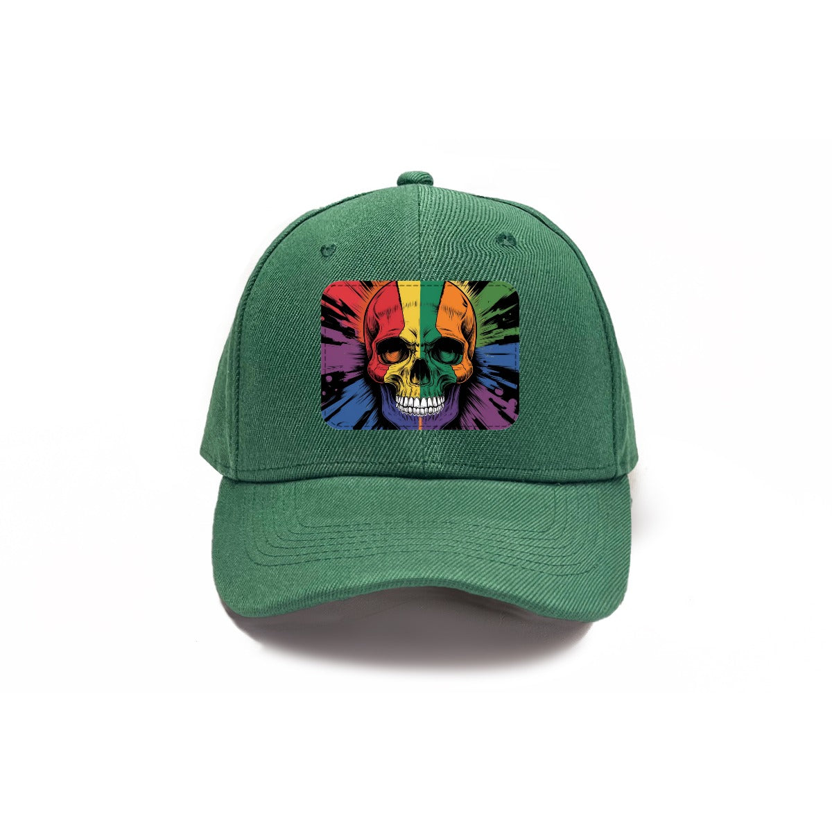 Rainbow Skull Baseball cap