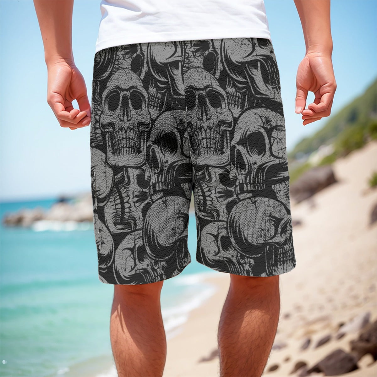 Silver Skulls Men's Cargo Shorts