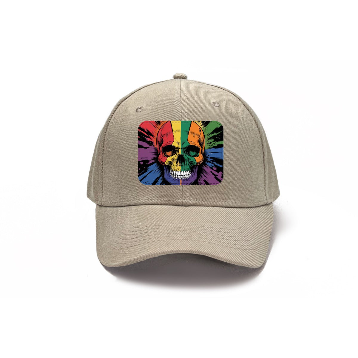 Rainbow Skull Baseball cap