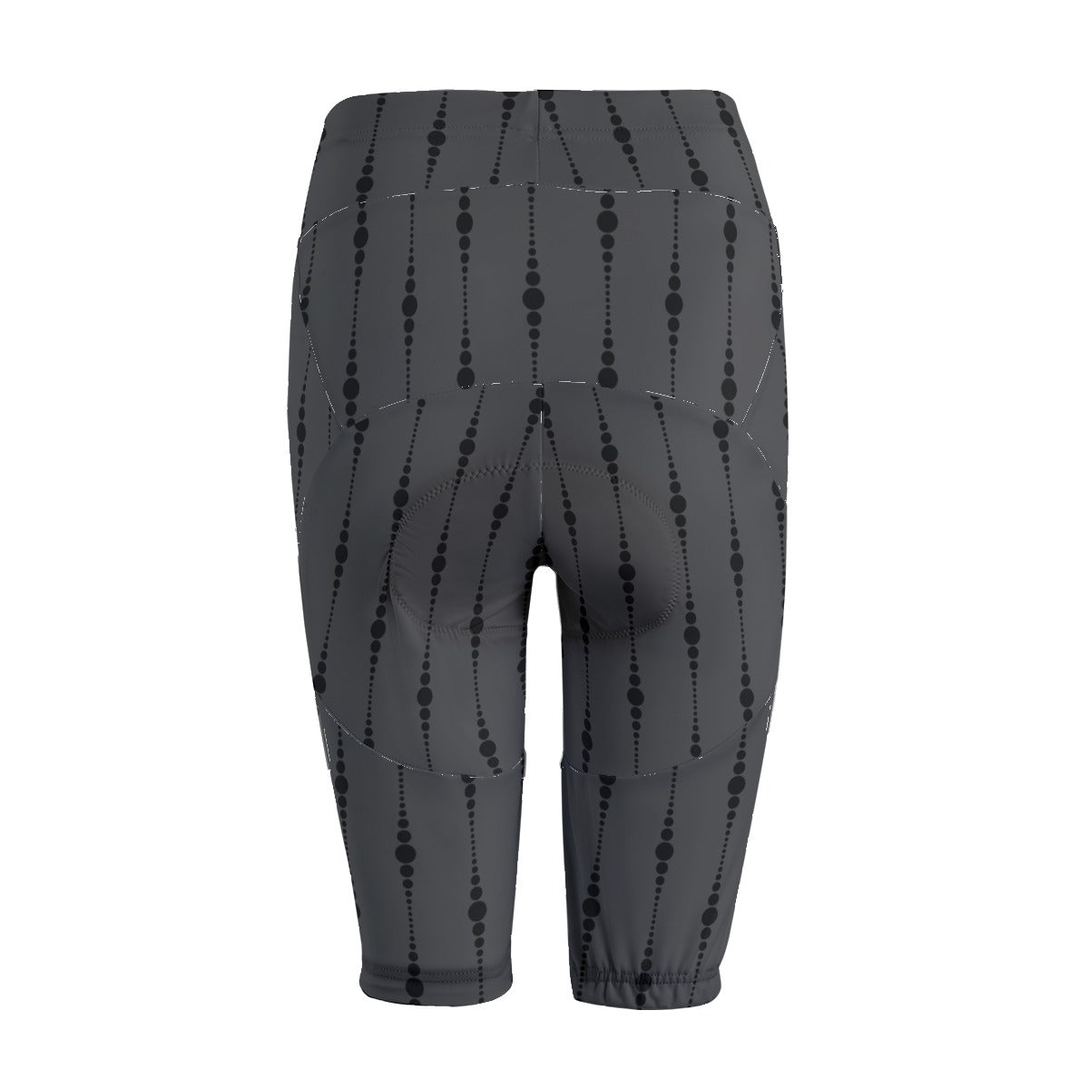 Gray And Black Women's Cycling Pants