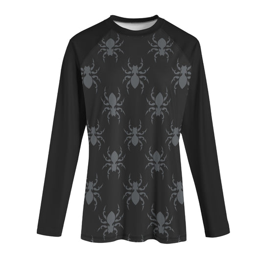 Gothic Spiders Yoga Long Sleeve Shirt