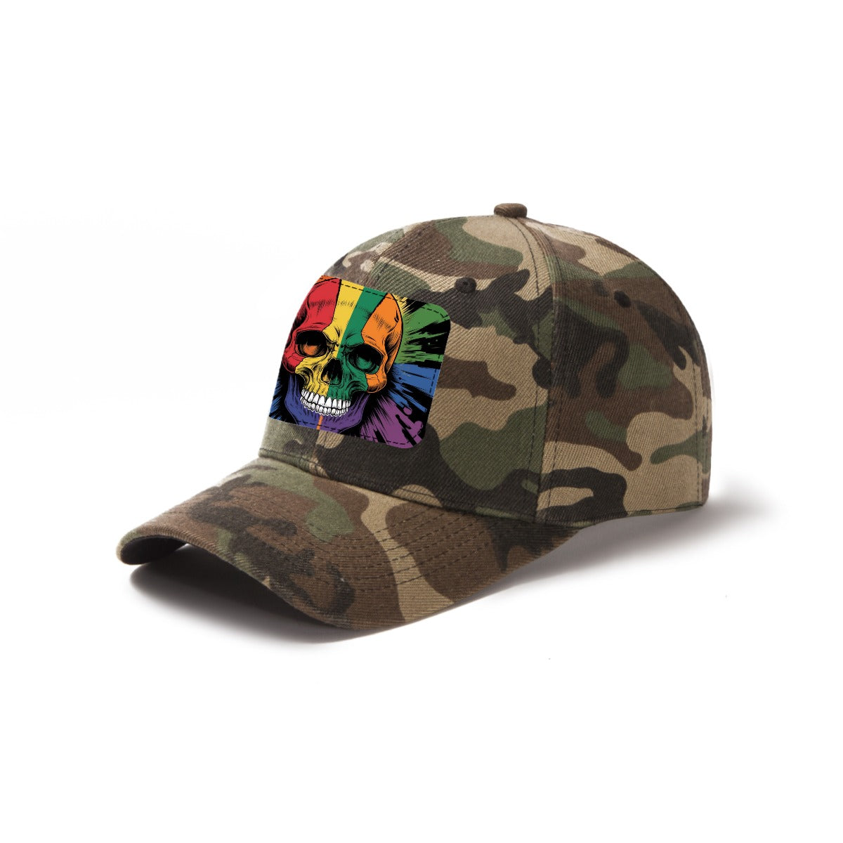 Rainbow Skull Baseball cap