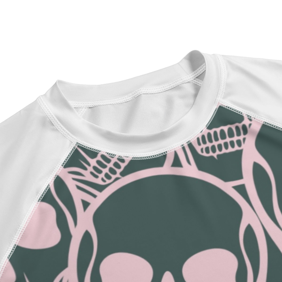 Pink Skulls Yoga Long Sleeve Shirt