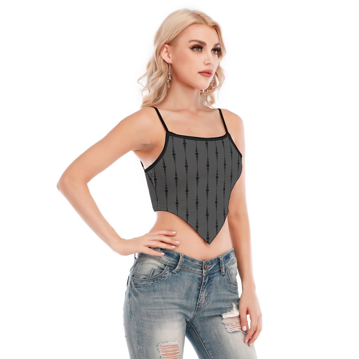 Black Design Cami Tube Top