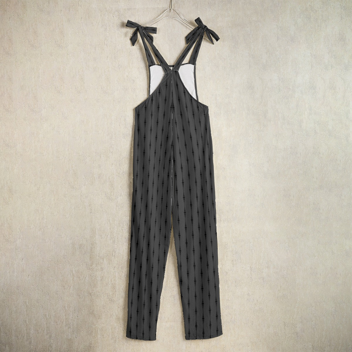 Gray And Black Women's Jumpsuit