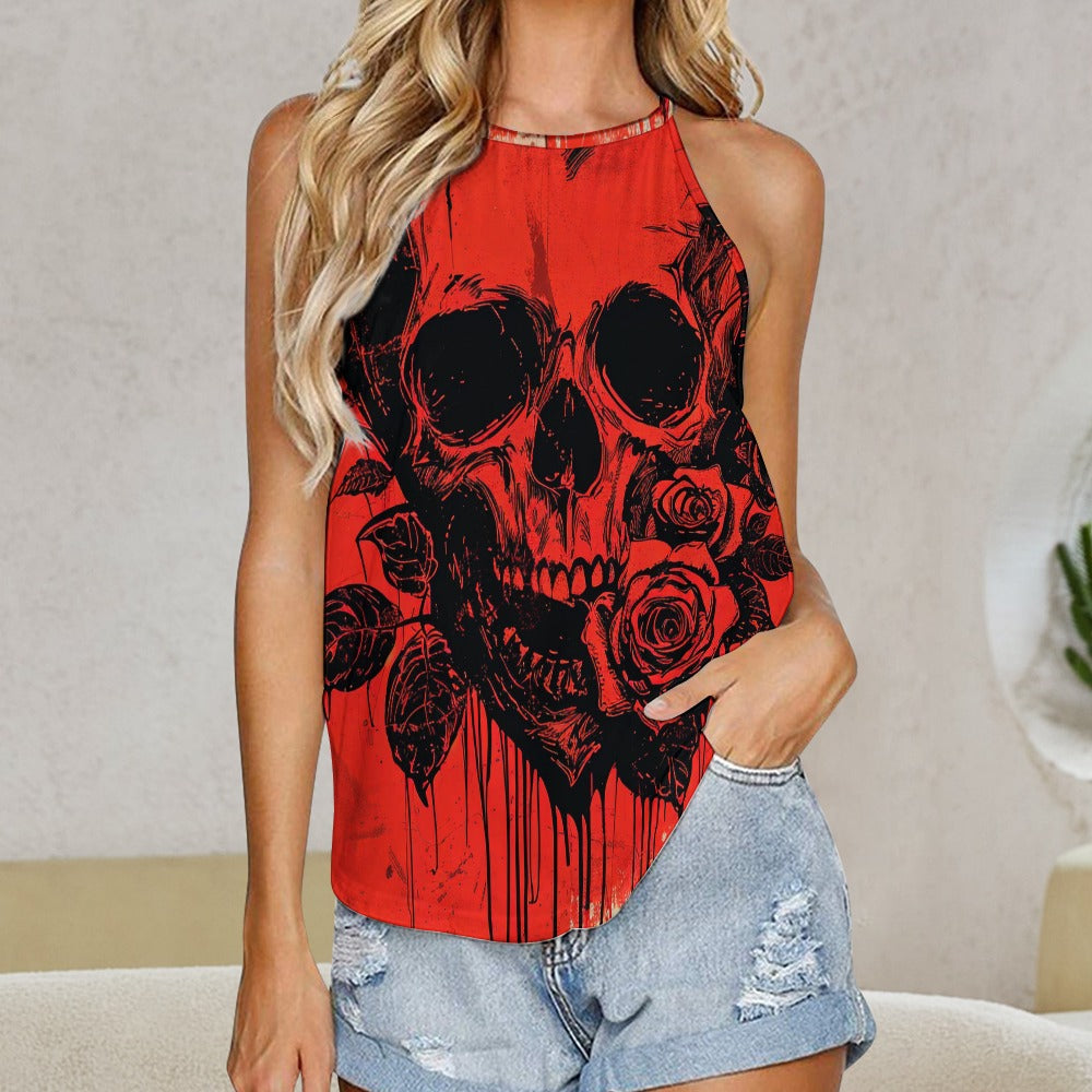 Death Skull Crew Neck Vest