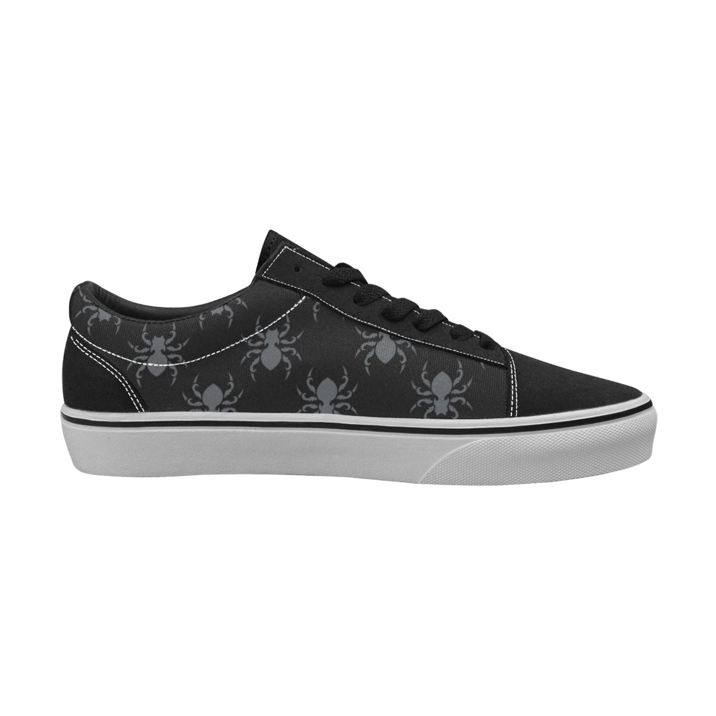 Gothic Spiders Lace-Up Canvas Shoes