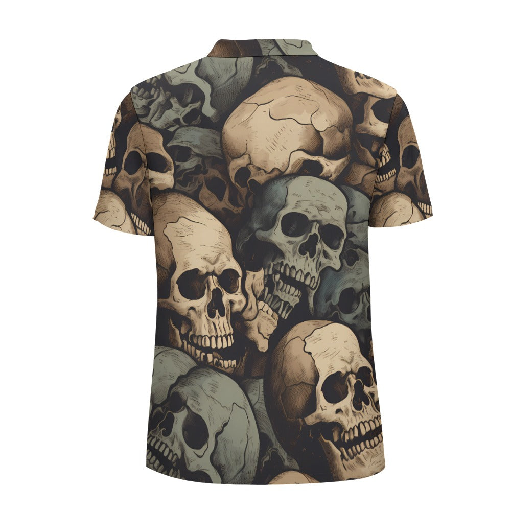 Skull Pile Polo Shirt