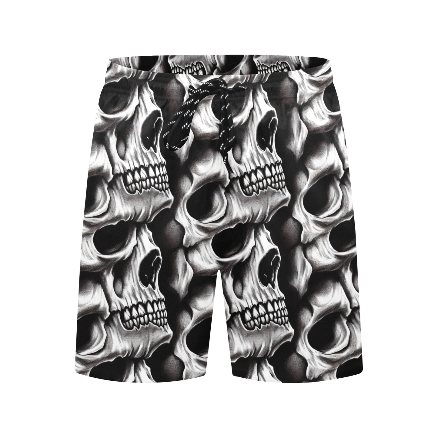 Skull Faces Beach Shorts