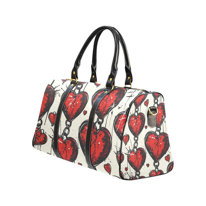 Chained Hearts Large Travel Bag