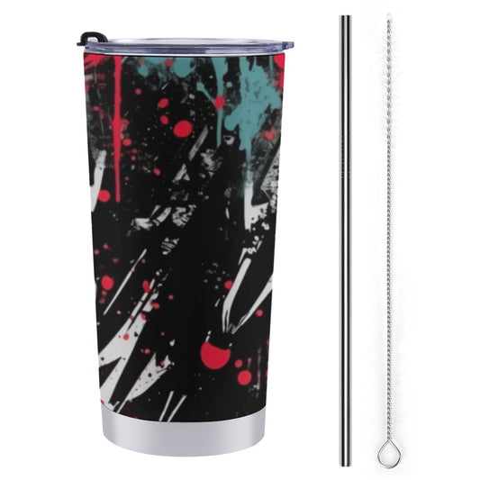 Goth Abstract 20 Oz Travel  Mug