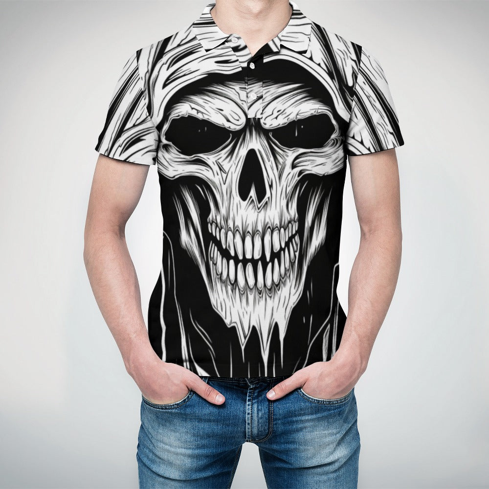 Skull Reaper Polo Shirt