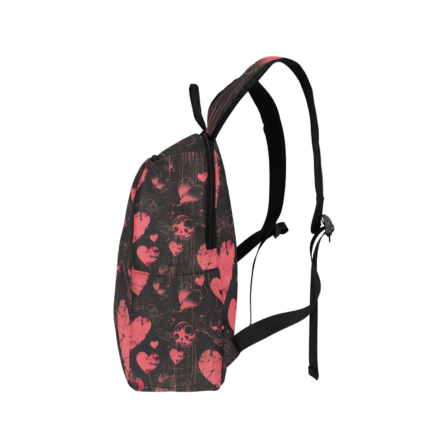 Faded Pink Hearts Lightweight Casual Backpack