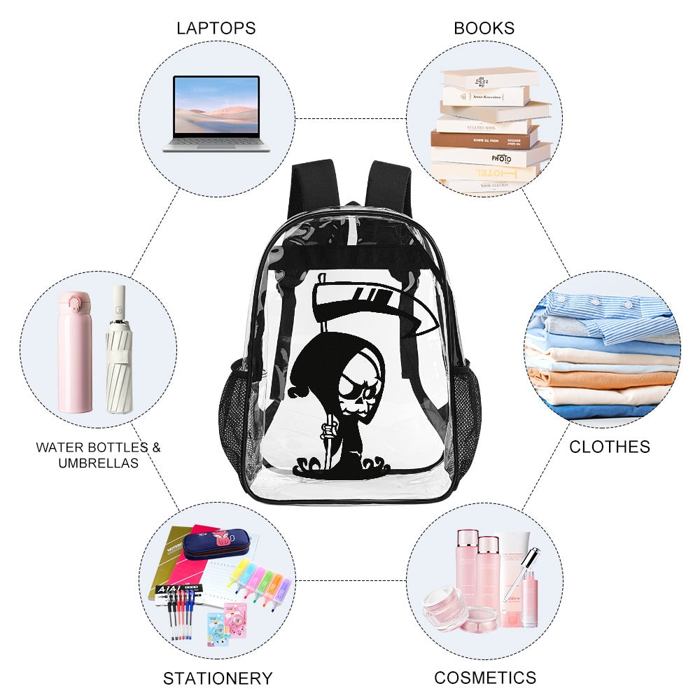 Little Reaper Transparent Backpack