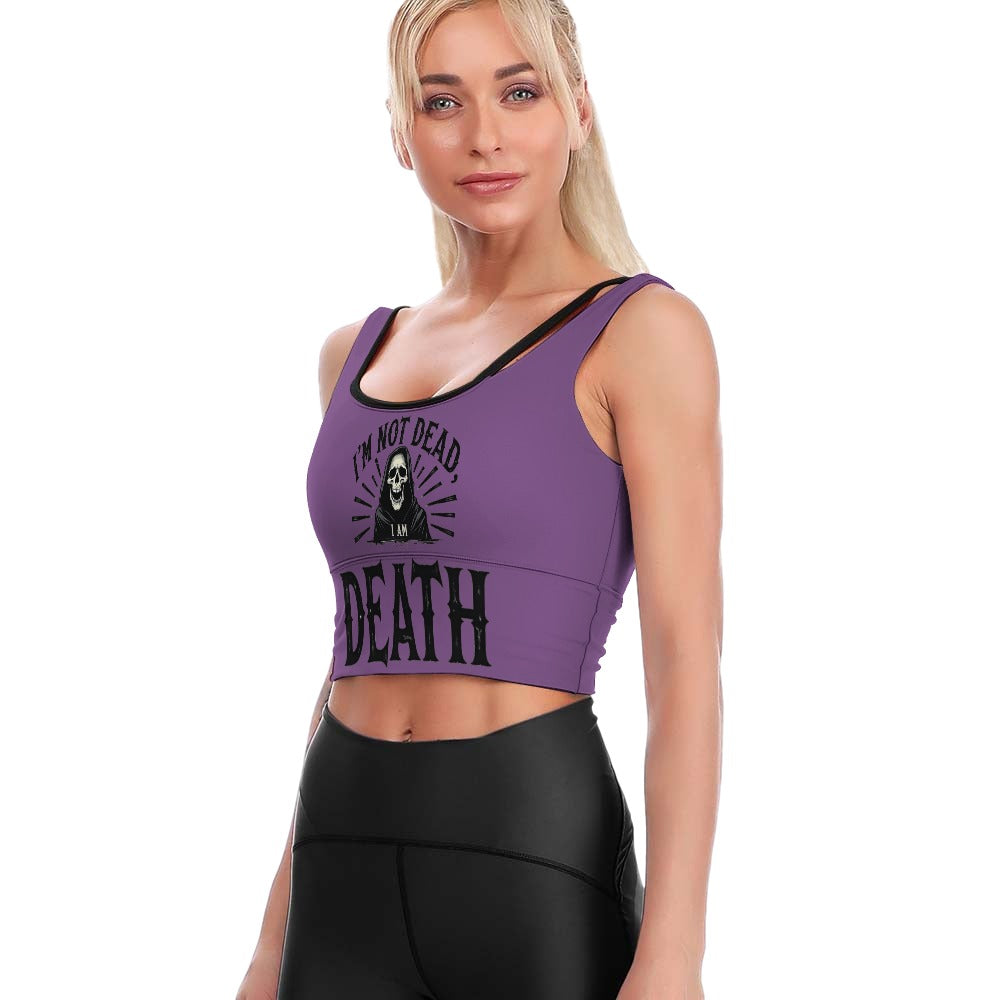 I'm Not Dead I am Death Yoga Vest
