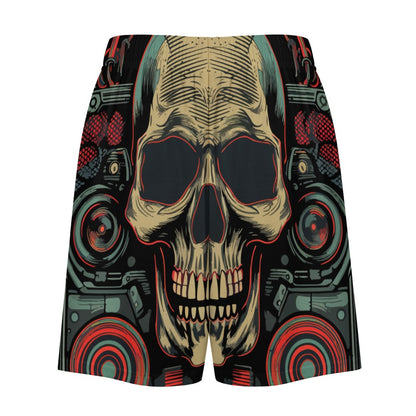 Skull Beats Ice Silk Pajama Shorts