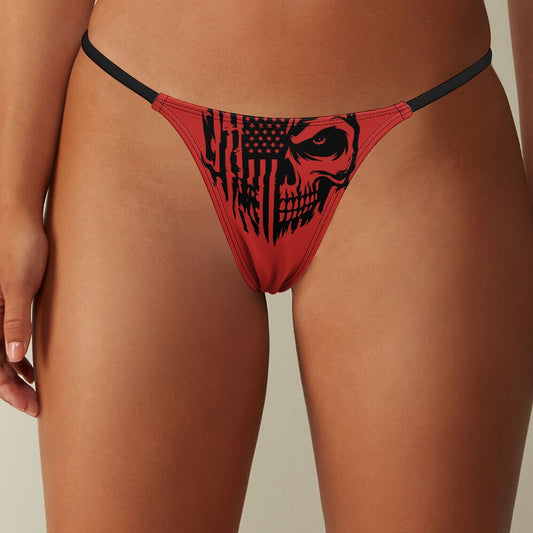 American Skull Thin Thong