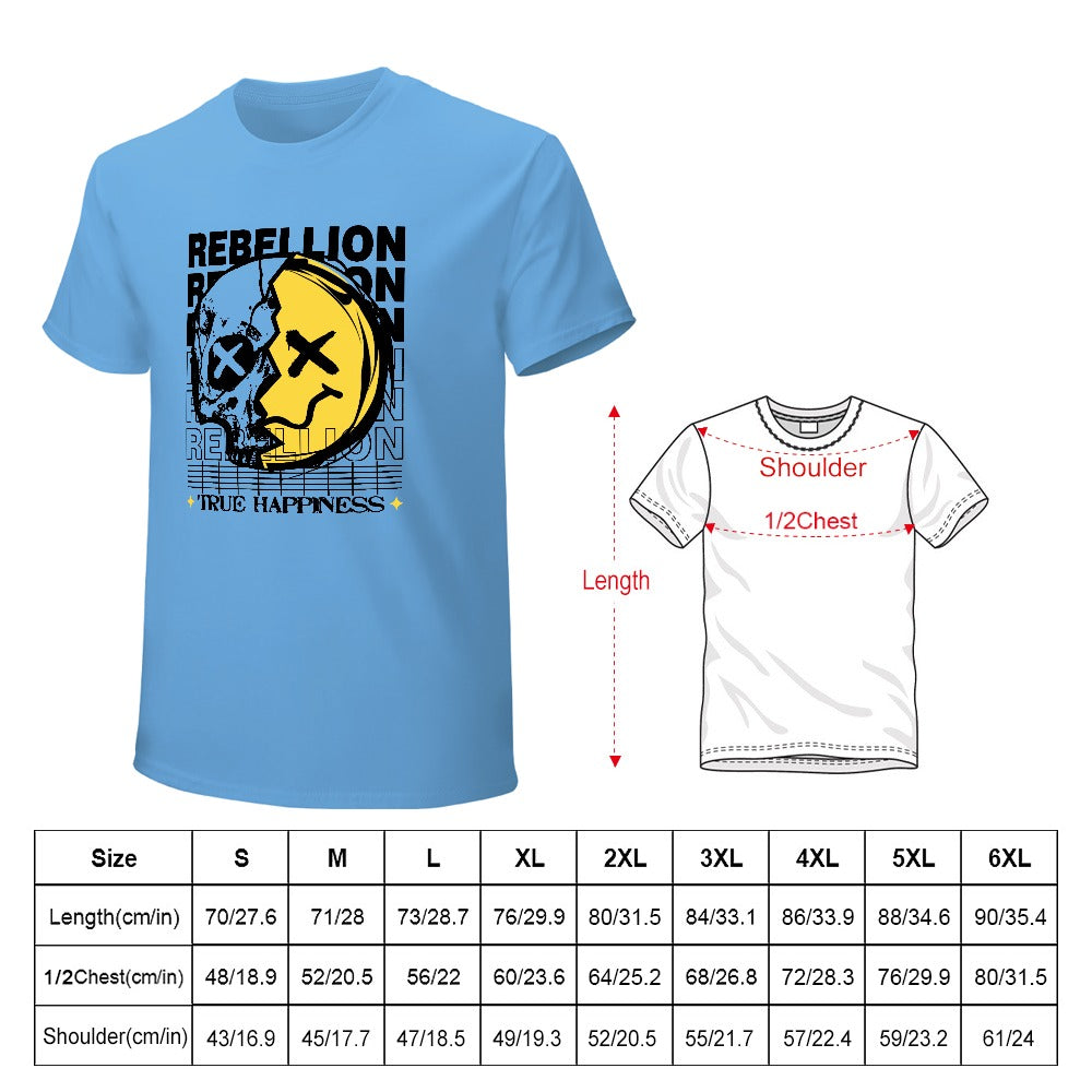 Rebellion Men's 100% Cotton T-shirt