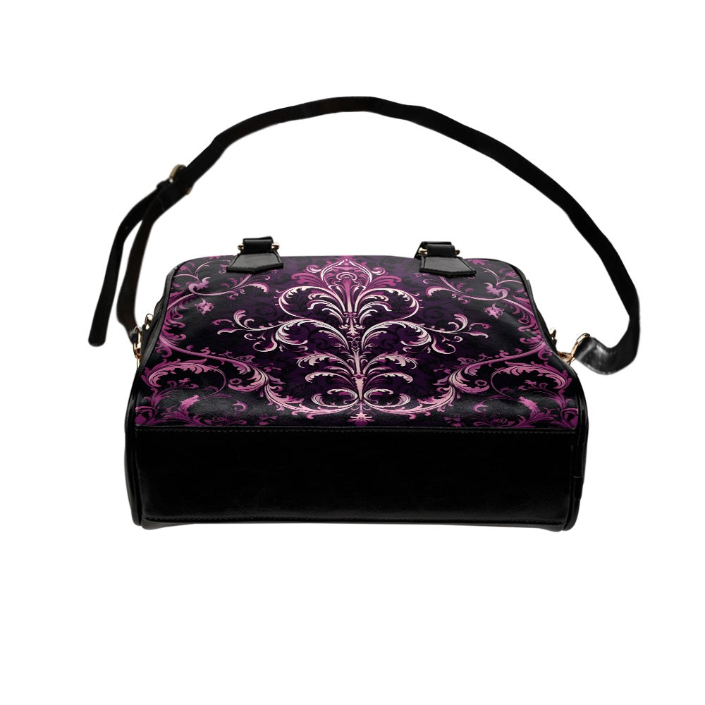 Gothic Purple Design Shoulder Handbag