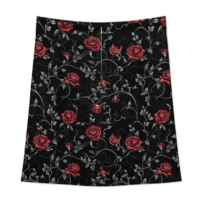 Gothic Roses Zipper Skirt